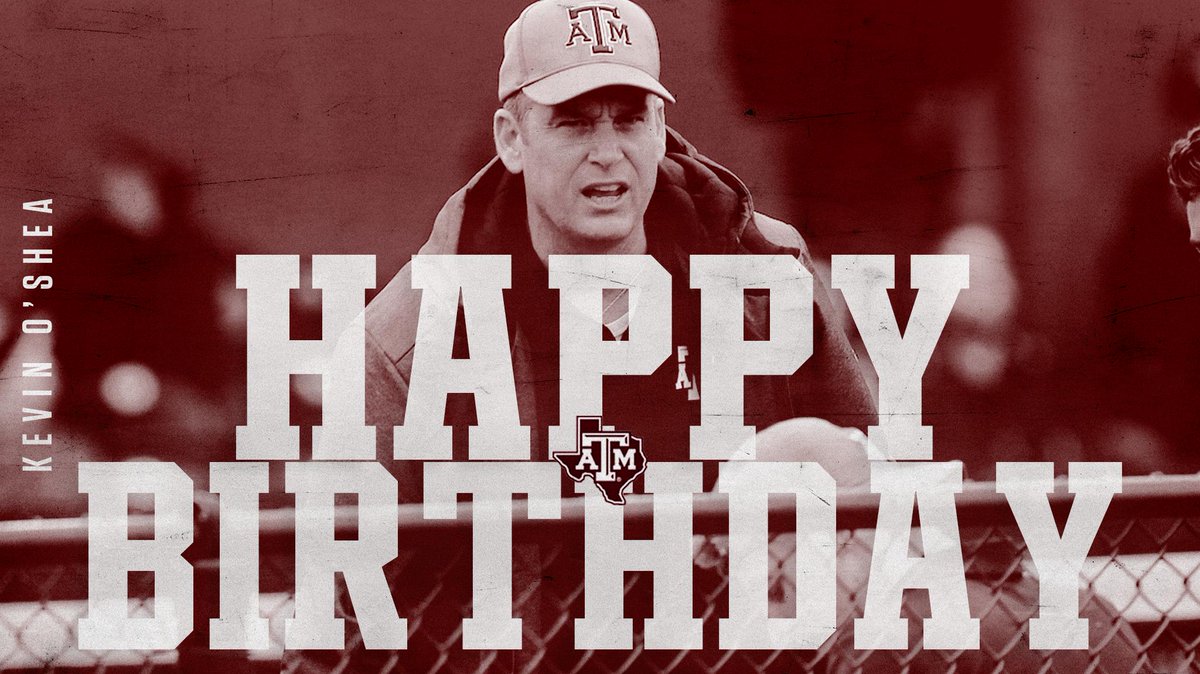 AggieMTEN's tweet photo. Before we get started in Orlando, join us in wishing Coach O'Shea a Happy Birthday! 

Happy Birthday, Kevin! 

#GigEm https://t.co/gW69VRj2R3