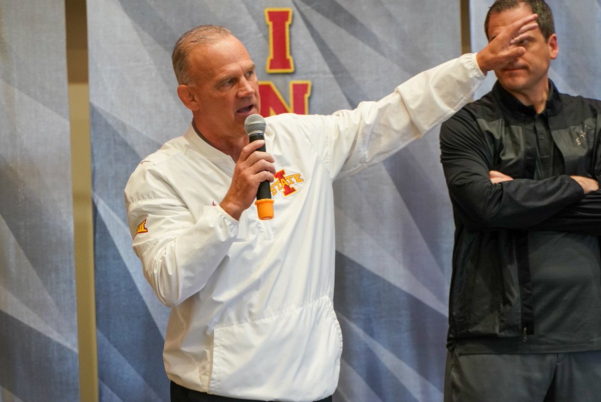 CycloneWR's tweet photo. Thanks for having us Marshalltown! Let's finish this thing off right tonight Waterloo!
#CycloneTour19🌪️🚍🌪️ https://t.co/ahMw2rUBtv