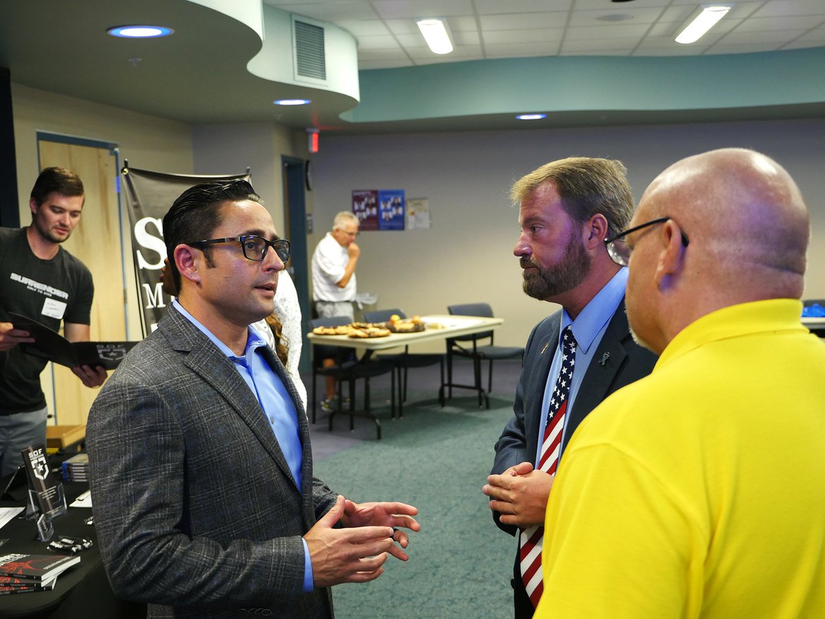 SOFMissions's tweet photo. We had an amazing experience connecting with so many organizations determined to fight for our warriors. Special thanks to @VETSCOUNSELVETS for inviting Damon to be on the Veterans Panel. Also, it was an honor having @RepCharlieCrist and @DeptVetAffairs coming to show support. https://t.co/AxP6dbmSkx