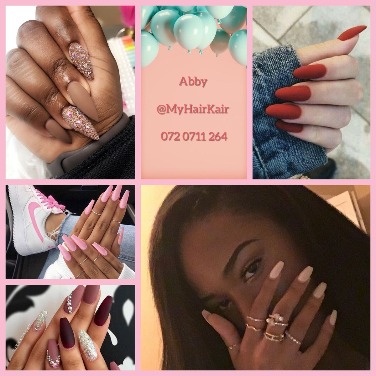 MyHairKaiR's tweet photo. Book Now!
#girltalkza #f4f #nailartists #nailartvideos #nailartvideo #diy #like4like #follow4follow #manicure #theishaveit #nailsforyou #gelpolish #shellac #nailinspiration #nailtrends #esthetician #athome #nailsaddict #addicted #love #obsessed #opigelcolour #mississauga https://t.co/5QxPWYJMSa