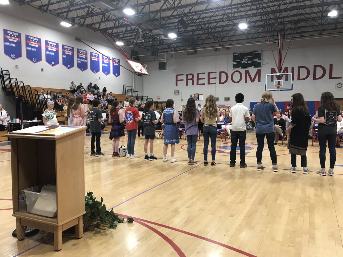 fssdFMS's tweet photo. Congrats to all of our 7th graders who received awards this afternoon, it’s so much fun to celebrate you with your friends and family here showing their support! #ExcellenceIsAnAttitude https://t.co/2M42utCPlQ