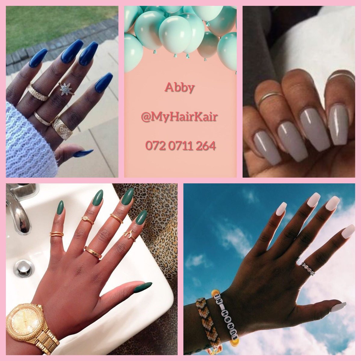 MyHairKaiR's tweet photo. Book Now!
#girktalkza #diy #like4like #follow4follow #manicure #theishaveit #nailsforyou #gelpolish #shellac #nailinspiration #nailtrends #esthetician #athome #nailsaddict #addicted #love #obsessed #opigelcolour #mississauga https://t.co/NTYoO8cD5C