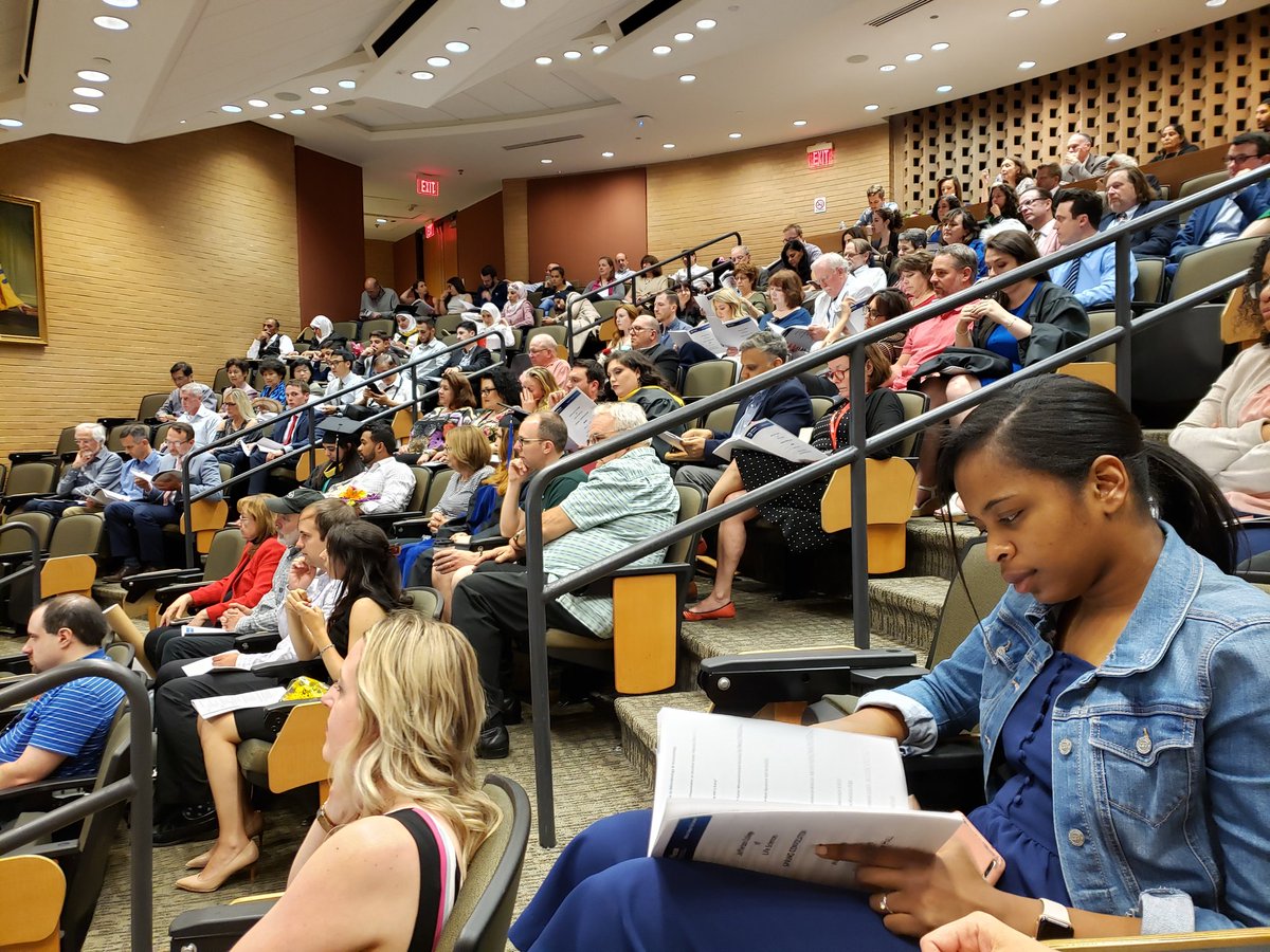 KozlowskiLisa's tweet photo. Packed house for @JeffersonUniv #JCLS #Convocation for our MS and PhD graduates #JeffersonGrad19 #Graduation2019 https://t.co/N1WdjErD4B