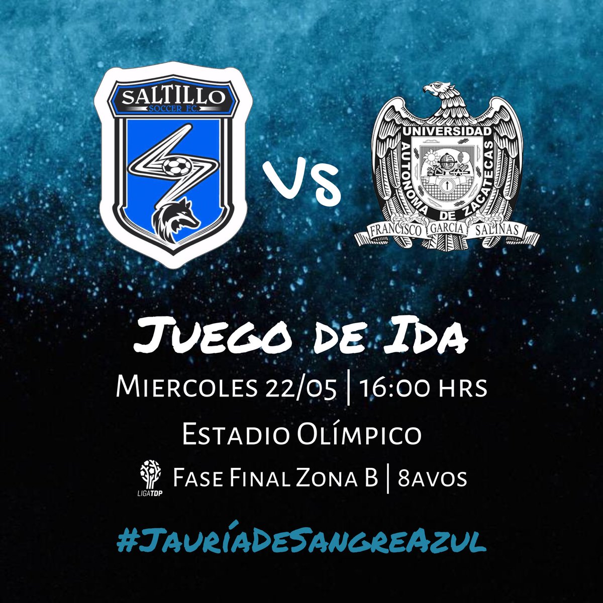 ladobleSS's tweet photo. A pocas horas del arranque del partido, escribe alguna anecdota que recuerdes de @ladobleSS en liguilla #JauríaDeSangreAzul https://t.co/K16d8NFiK1