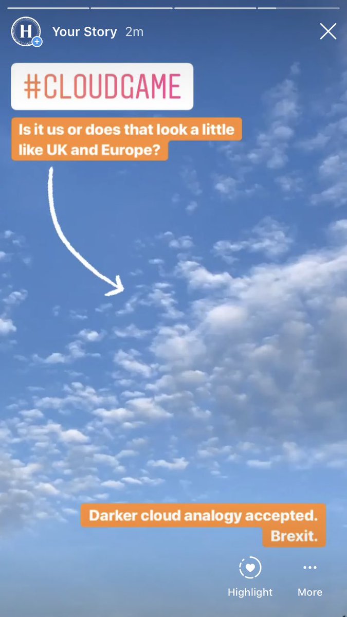 GinHussingtree's tweet image. Is it us or does that look a little like UK and Europe? #cloudgame #WorcestershireHour