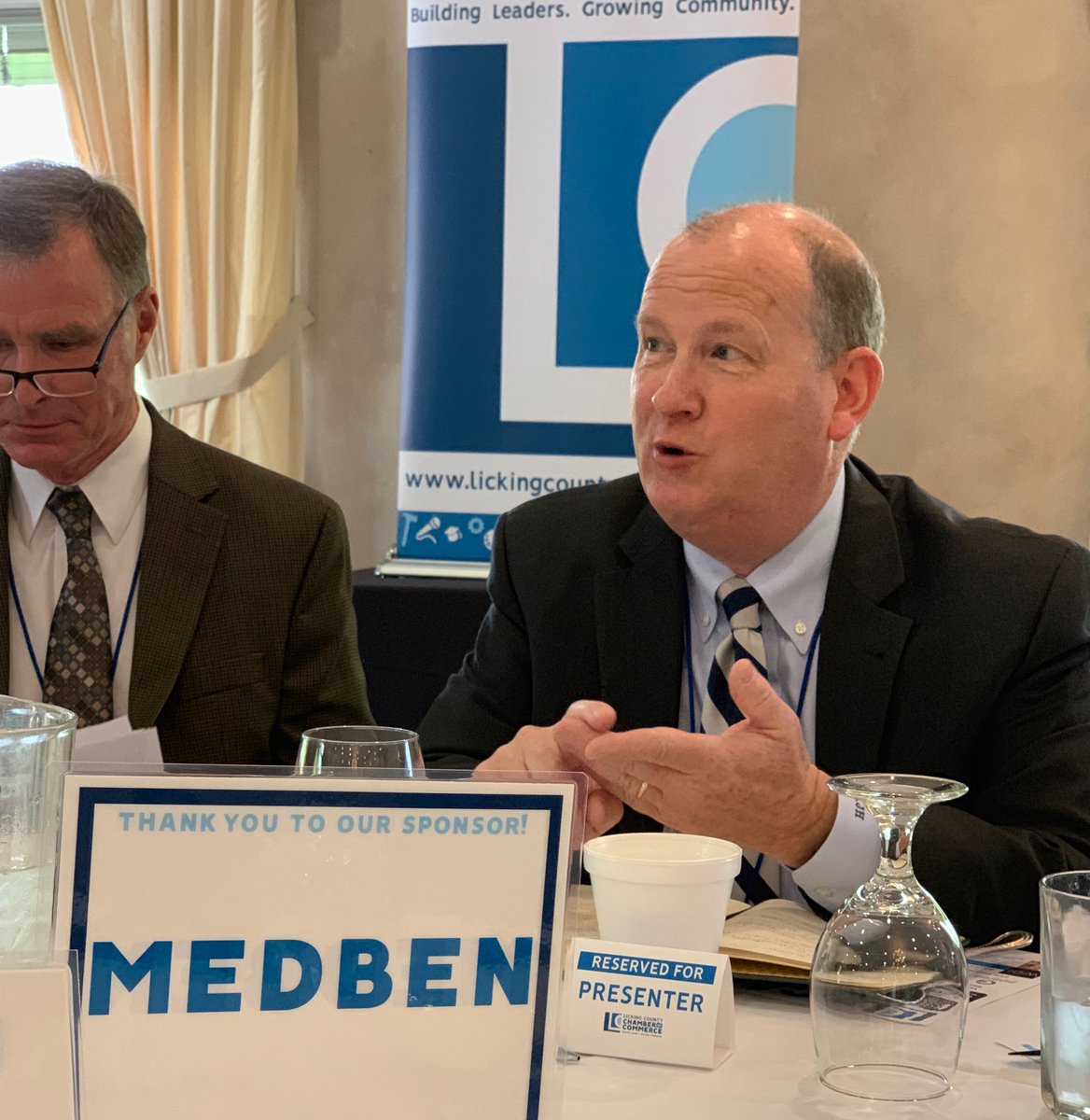 MedBen President & CEO Kurt Harden at Local Leaders Breakfast