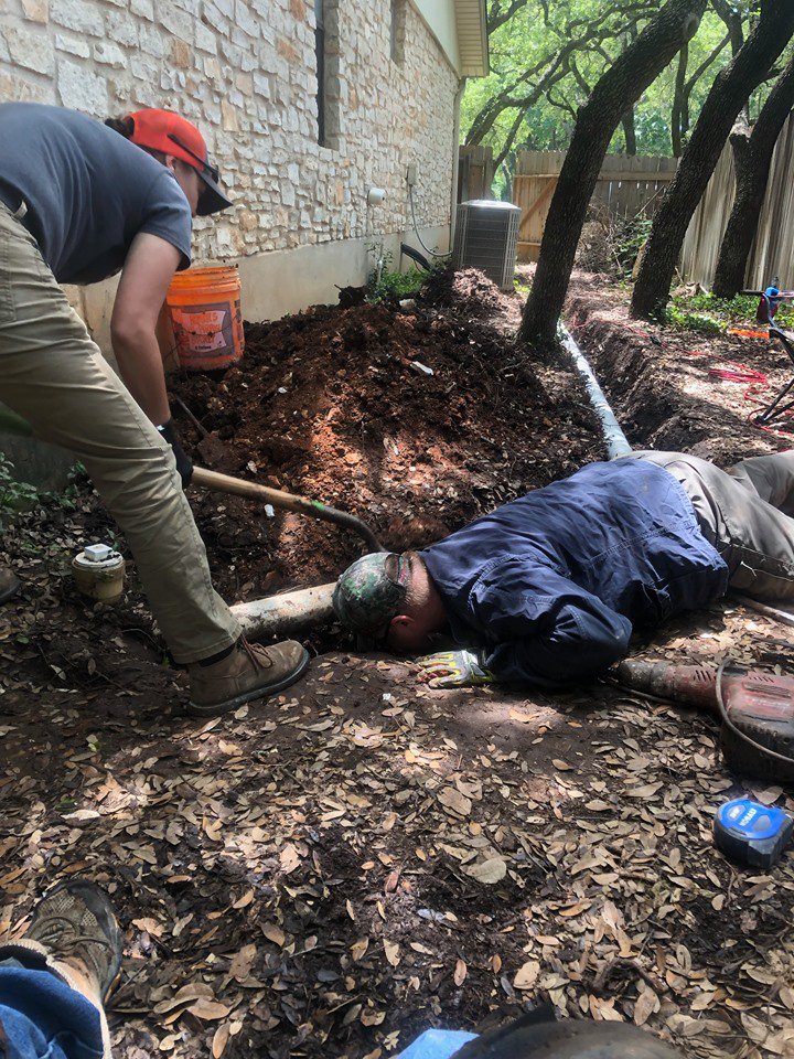 ThePlumbinator1's tweet image. Don&apos;t fall in, SteveO! You need to finish installing that sewer line. Got #sewerproblems? We can help. plumbinatoraustin.com #plumber #plumbers #ATX #WednesdayMotivation