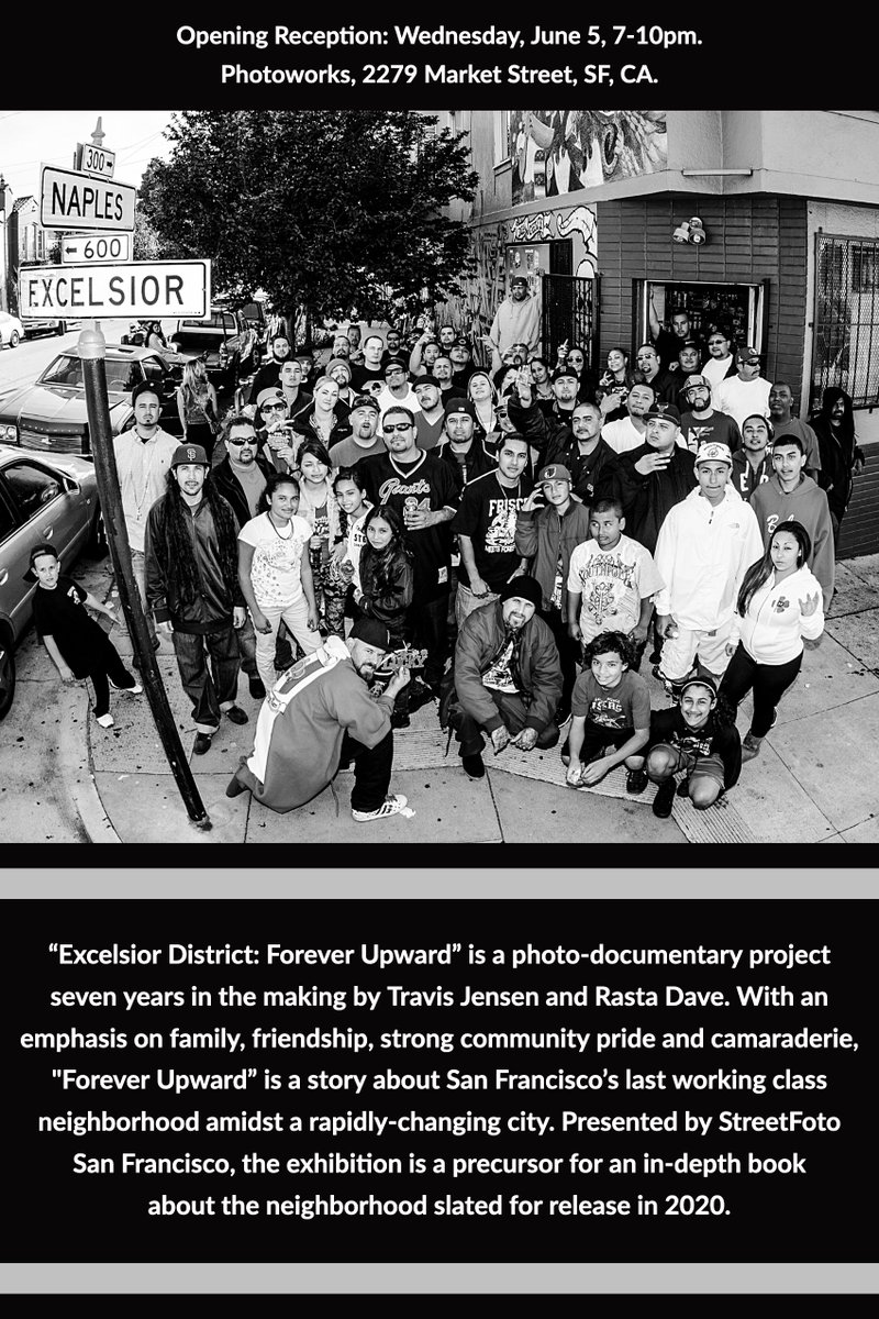 Slated for Wednesday, June 5, 7-10pm. 
Photoworks, 2279 Market Street, SF, CA.