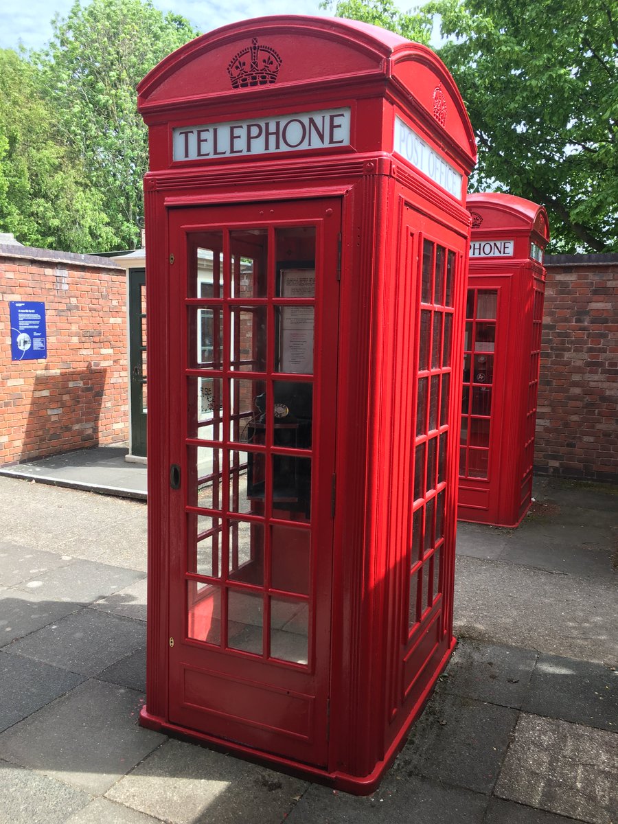 NigelLinge's tweet photo. Had a great meeting today working with the kiosk team at @AvoncroftMuseum discussing a very important #phonebox.  All will be revealed at our Telecoms Heritage Conference. @SalfordUni  https://t.co/AYsKkuKbtu #telecomheritage2019 #connectedearth #GMAF2019 https://t.co/TOkCFtICoM