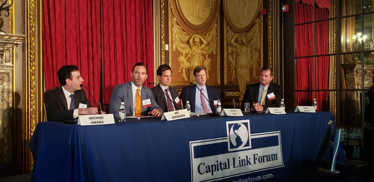 Capital Link Forums (@cl_forums) on Twitter photo MLP roundtable discussion going on right now at the #CL_CEFETF! Featuring speakers from <a href="/MorganStanley/">Morgan Stanley</a>, #BrookfieldAssetManagement, <a href="/GoldmanSachs/">Goldman Sachs</a>, <a href="/InfraCap/">Infrastructure Capital Advisors (InfraCap or ICA)</a> and @tortoise_invest
#mlp #fund MLP roundtable discussion going on right now at the #CL_CEFETF! Featuring speakers from <a href="/MorganStanley/">Morgan Stanley</a>, #BrookfieldAssetManagement, <a href="/GoldmanSachs/">Goldman Sachs</a>, <a href="/InfraCap/">Infrastructure Capital Advisors (InfraCap or ICA)</a> and @tortoise_invest
#mlp #fund