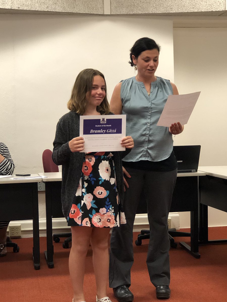 saintadmin's tweet image. Congratulations to our ACS Students of the Month!🥳. We are proud of their dedication and commitment each and every day!   April: Mya Weaver   May: Bramley Gizzi and Michael Mellowship (not pictured)@KylieMorgia @ACSDghosts @clapperadmin