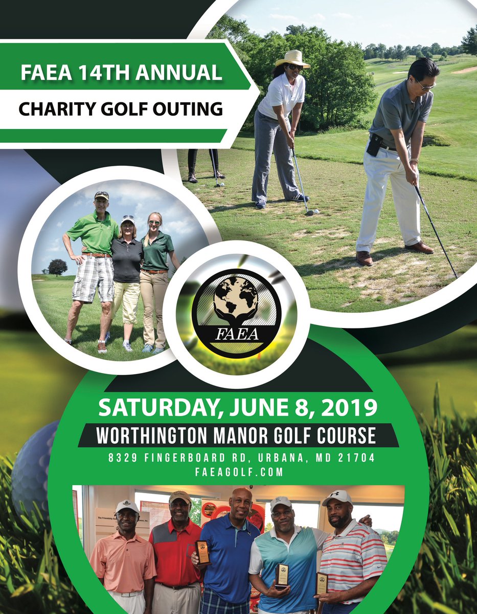 FAEAInc's tweet photo. #FAEAGOLF. Please register today at https://t.co/Hb7CwgR3eq  The event is at Worthington Manor Golf Club. 
#Maryland #charity #Golf #June #Nigeria #Education #SchoolSupplies #Studenst #DMV #DC #Baltimore https://t.co/hFFMW57kjR