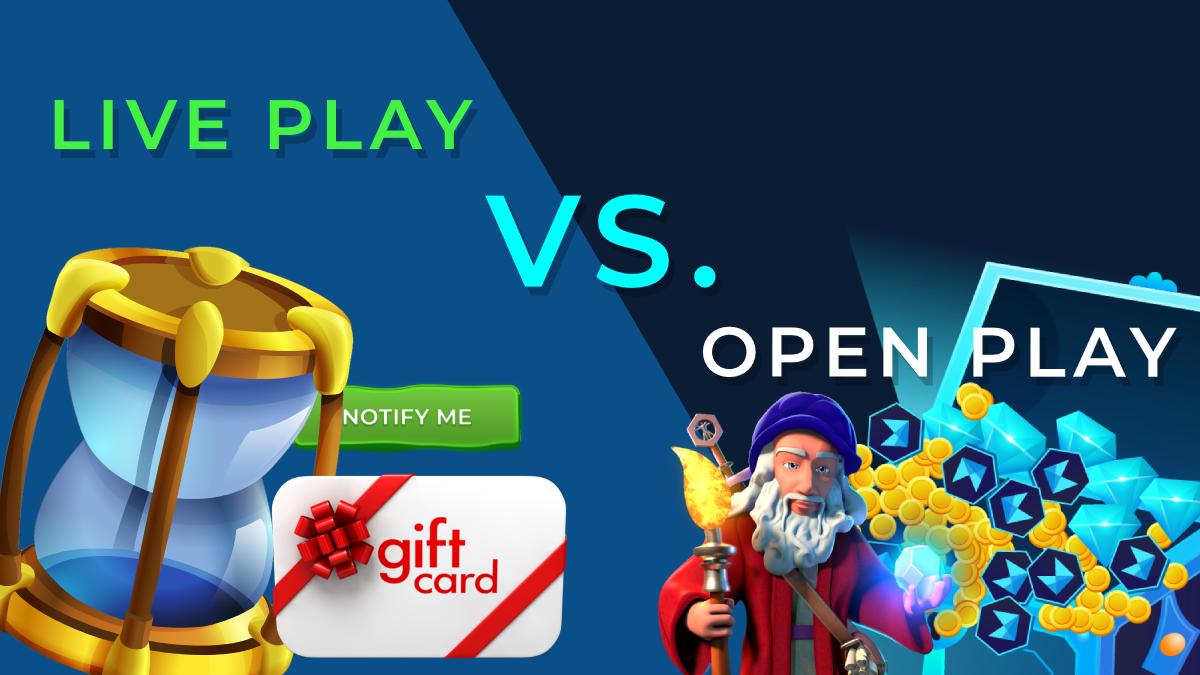 Live play vs. open play: how it works &amp; rewards!

Learn more about gift card rewards, and live play vs. open play in our latest blog:

triviaspar.com/2019/05/live-p…