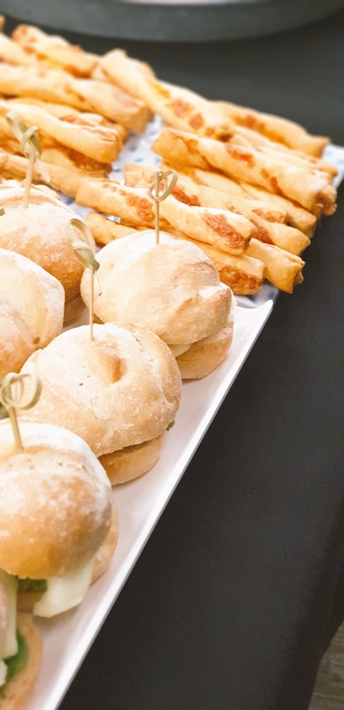 Hope you enjoyed the event! Excuse us whilst we carb-load with some delicious canapes #VedaLondon #eyhn