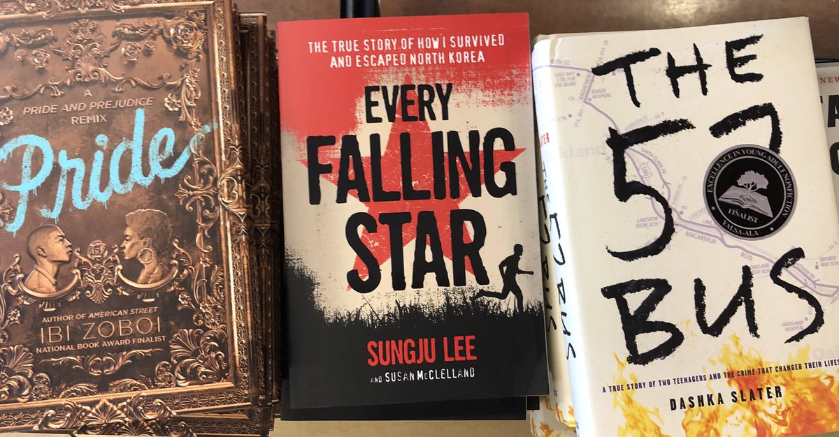 11-12 teachers and students get this incredible set of books: nonfiction, fiction, graphic novels, a great diverse array of authors and protagonists. Students will continue to have their reading lives ignited.