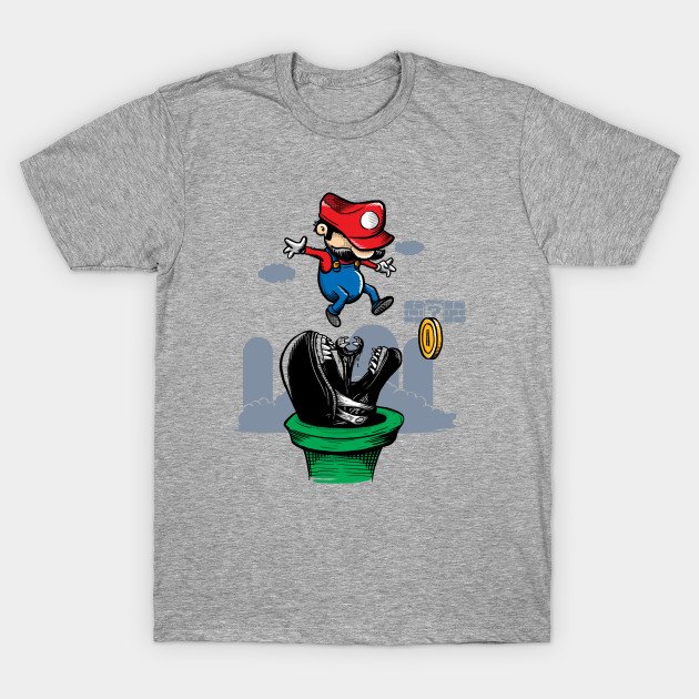 theshirtlist's tweet photo. Big Piranha T-Shirt - https://t.co/zQayh6gNcr Super Mario Bros T-Shirt from @alberto83aj &amp; @teepublic for just $13! https://t.co/Hoqa5abza9
