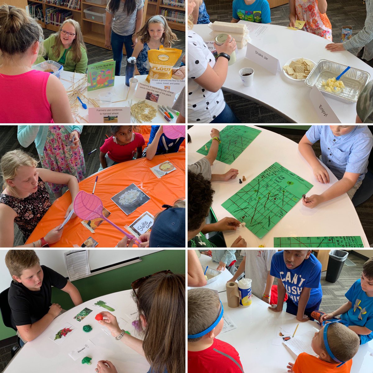 MrsRayin5th's tweet photo. @WSEDeTerra our final showcase! Student creates a walk through exhibit. Butter Burger Bash where visitors follow the path to explore the parts of a burger. @WSELibrary @BVWolfSprings https://t.co/8qd1jyamXc