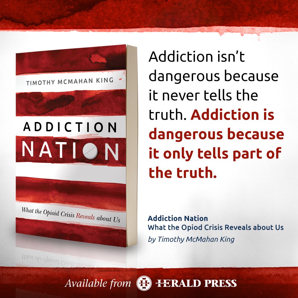 '#Addiction isn't dangerous because it never tells the truth. Addiction is dangerous because it only tells part of the truth.' - @tmking in 'Addiction Nation: What the Opioid Crisis Reveals about Us' 

Pre-order today! 
#addiction #opioidcrisis #prescriptionaddiction #recovery