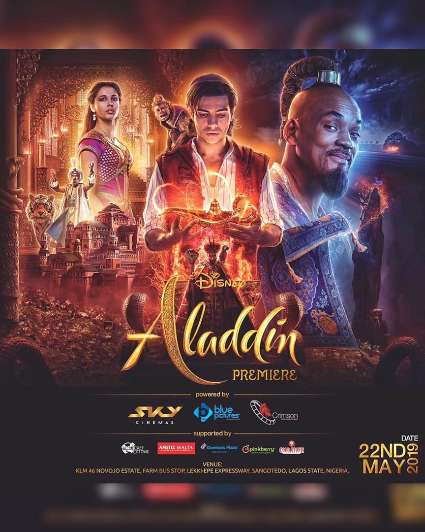 AkinbodeJoy's tweet photo. This movie #AladdinWA would always be on my mind now and forever @skycinemasng https://t.co/ZIwTZYcPSU