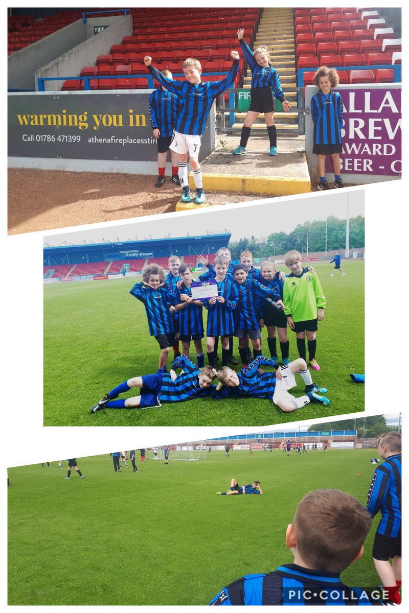 ThornhillPS1's tweet photo. Well done to team @ThornhillPS1 who took part in the Active Stirling Football Festival at Forthbank Stadium. #TPSsport https://t.co/ZFkBQIPplk