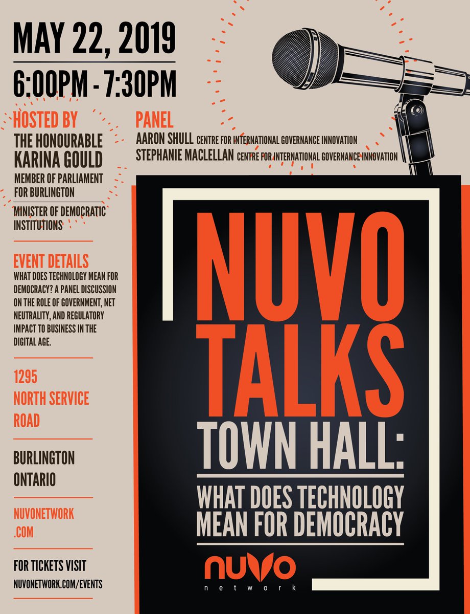 healthybridget's tweet photo. @yourtvhalton Tonight! Town Hall with the Honourable @karinagould @cigionline @NUVOnetwork https://t.co/bEnNU9hwFg  #BurlON #HaltonON #HamOnt https://t.co/lmEo3egAda