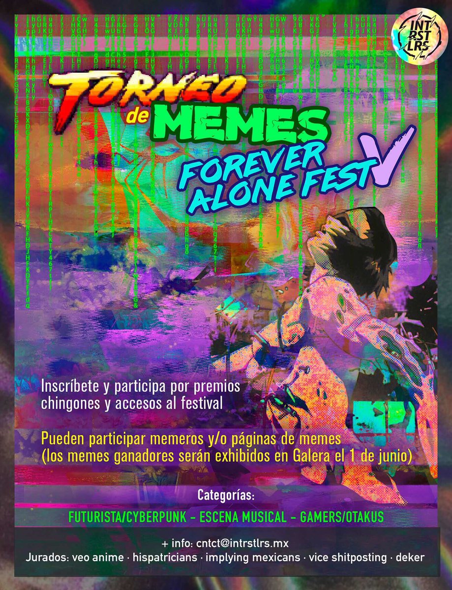 fafmx's tweet image. ¿Eres el memero más pro entre tus amigos? Es tu oportunidad de ganar pases al FAFV usando tu talento.

Tienen hasta el domingo para participar y mandar sus memes a cntct@intrstlrs.mx con el título: Memes / (categoría)