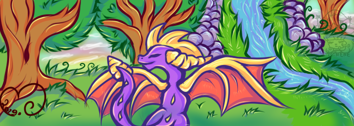 Kokolat_Spark's tweet photo. 🌳La Forêt D'Été🌳 #spyro #dragon #dessin #artwork https://t.co/lXDGDQbM4w