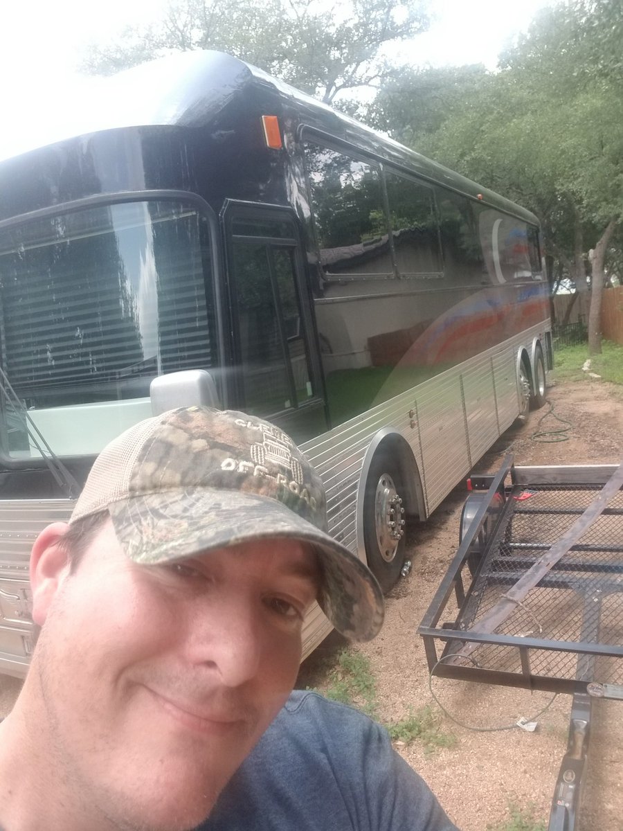 KrisGordonMusic's tweet photo. It's a sad but happy day.....Sold "The Trooper" today.  I've had it for 18 years.  Well, actually owned half of it.  It's been all over the country with me from ND to Florida.    I know she will be in good hands @erniefair  Enjoy! https://t.co/g9JCTdUoTe