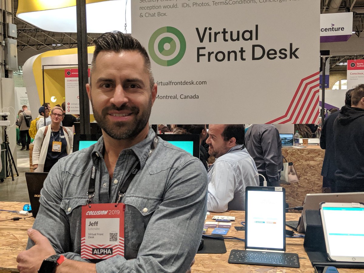 QuebecToronto's tweet photo. Québec is well represented at the biggest Tech conference in Toronto / Le Québec bien représenté à #CollisionConf avec @Trendigo_ @BomBoost et #VirtualFrontDesk https://t.co/5Pb1ET2Oz1