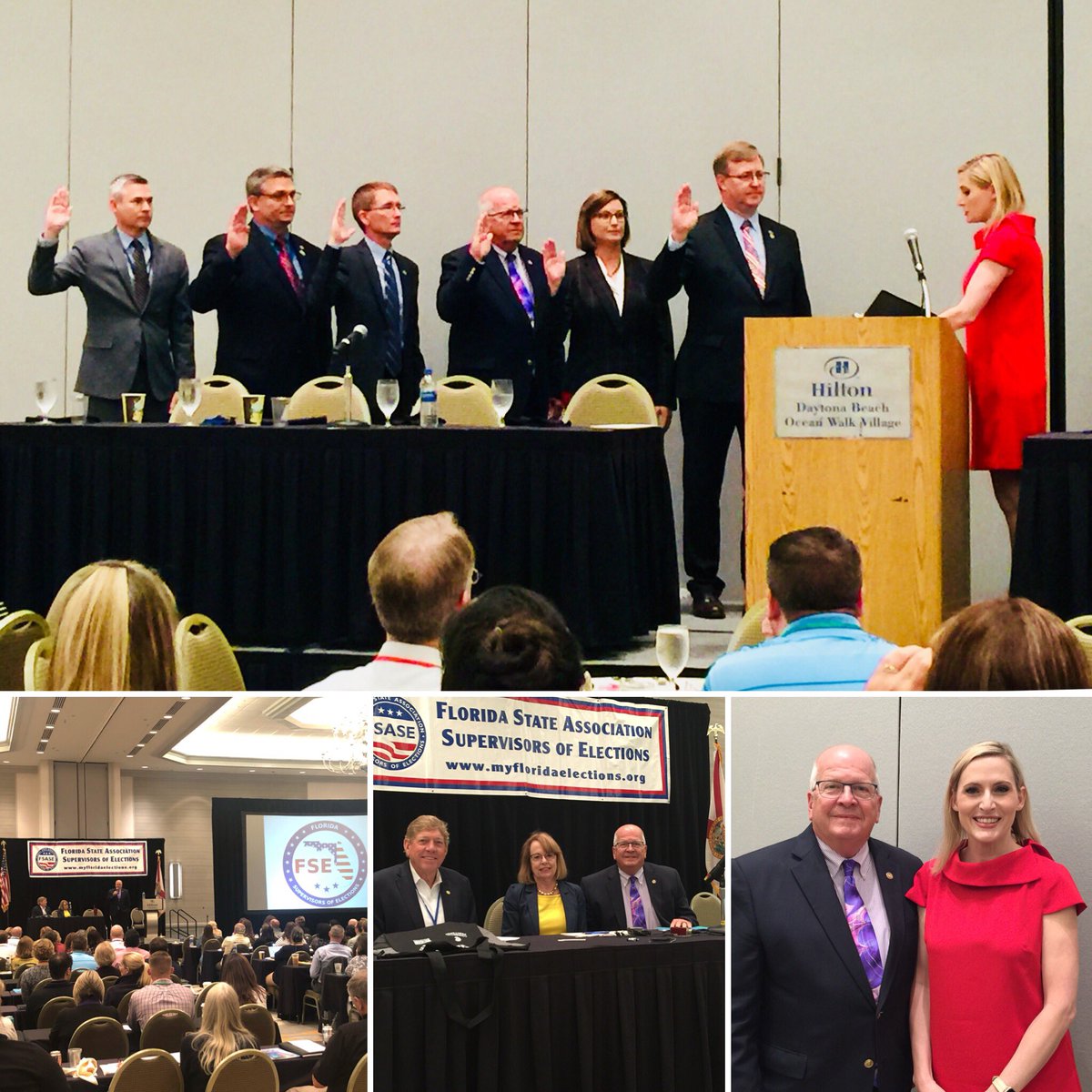 HillsboroughSOE's tweet image. Some highlights from the FL Assn of Supervisors of Elections conference today - sharing best practices on emergency preparedness and being sworn in as President-Elect. #HonoredToServe #VoteHillsborough #GettingReadyfor2020