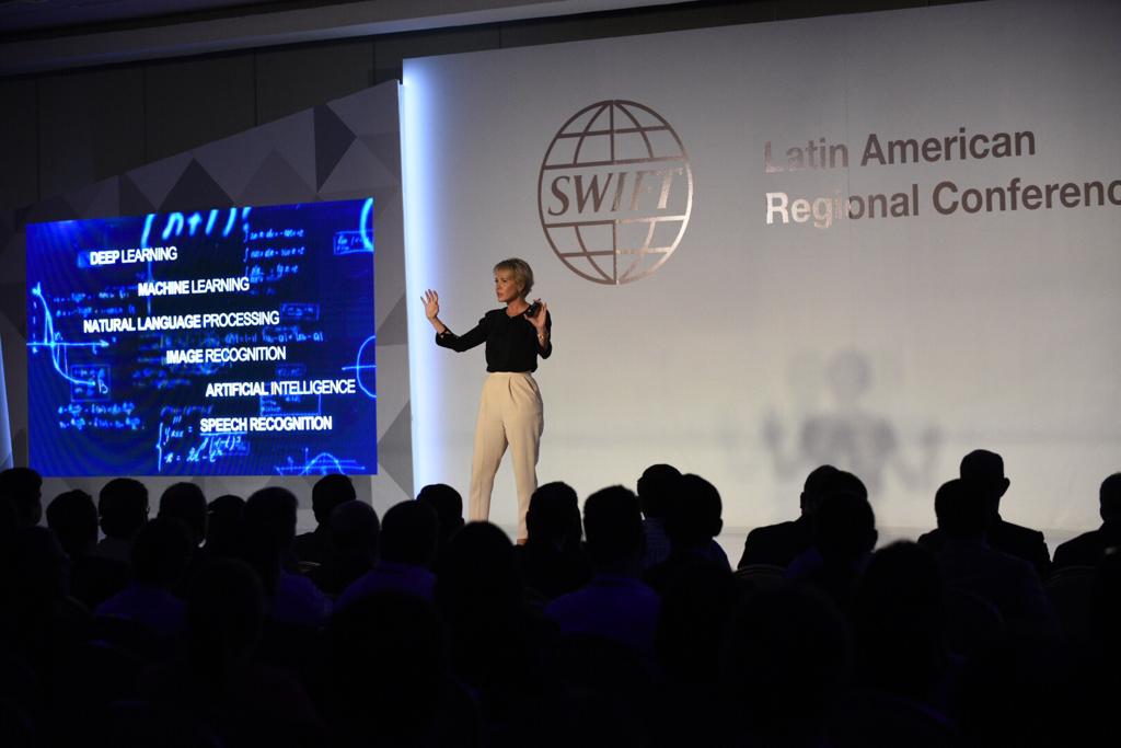 swiftcommunity's tweet photo. Carme Artigas, Founder of @SynergicPartners wrapped up #LARC2019 by focusing on how humanity should go about navigating &amp; adapting to this new digital world. Read about @carmeartigas and more at the @Finextra blog:  https://t.co/2JPrrrN09K https://t.co/ydzI7x78AD