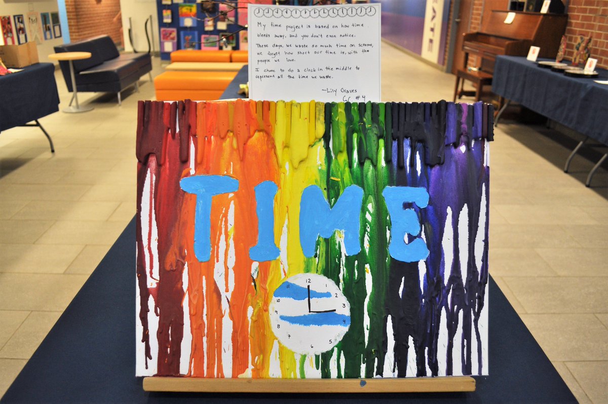 KCSMatters's tweet photo. The annual KCS Spring Art Exhibit is now open for viewing! Visit us and see artwork created by every student from PK - gr 8 on the theme of "Time" in celebration of our 30th anniversary. Congratulations to all students for their hard work on this amazing exhibit! #Create #KCS30 https://t.co/rwcRUQcee4