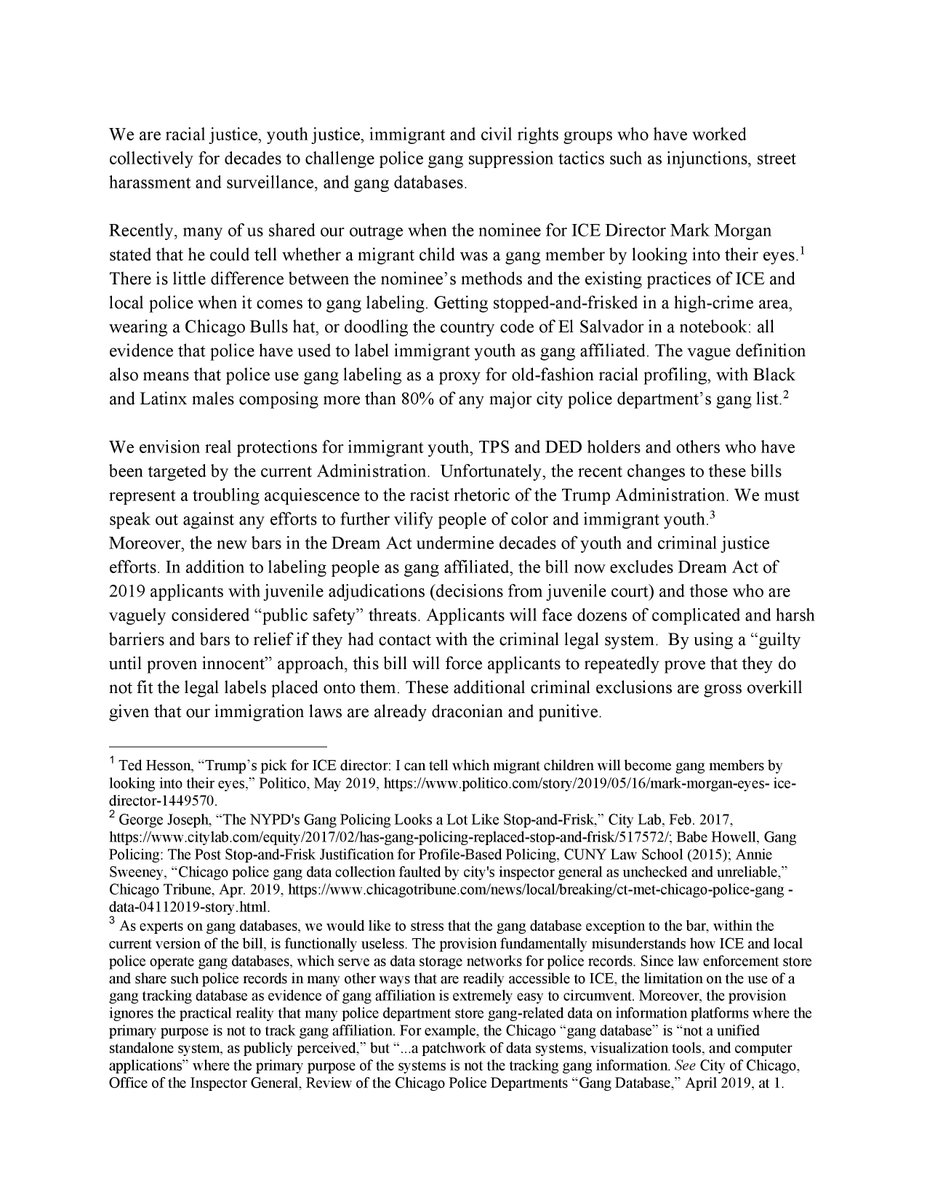 BPNCchicago's tweet image. Today, BPNC joined @the_ILRC  @OCAD @ConMijente and other organizations from around the country to call on Congress to reject  gang labeling of Immigrant Youth provisions in the #DreamActPromiseAct #EraseTheDatabase #ProtectionforALL