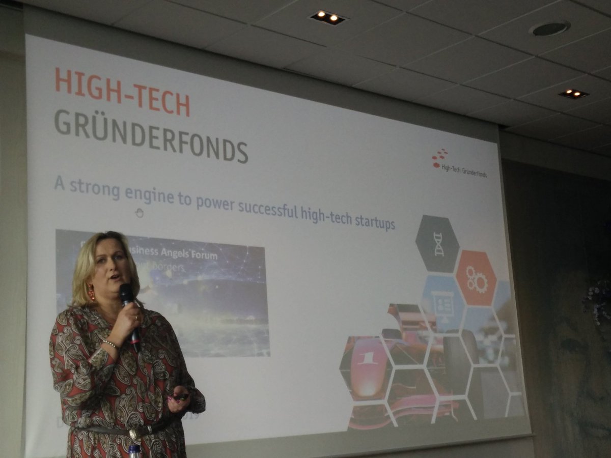 The <a href="/HTGF/">HTGF</a> is Germany''s most active VC investor, investing in Dutch startups together with local investors, an invitation to Dutch business angels. Great talk by Claudia Raber at the Euregio Business Angels Forum today #crossborderinvesting #euregio <a href="/baar_ev/">BAAR</a> <a href="/AngelengineE/">AngelEngine e.V.</a>