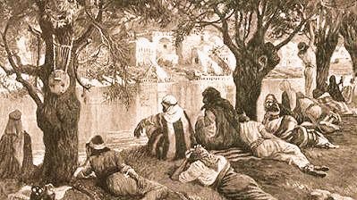silviojbaez's tweet photo. Israel realizaba gestos semejantes a un “paro nacional”. Protestaba ante sus opresores y rechazaba la injusticia sentándose en silencio y dejando de cantar: «Junto a los ríos de Babilonia, nos sentábamos a llorar... En los sauces colgábamos nuestras cítaras» (Salmo 137,1-2). https://t.co/y2kQ7m70GT