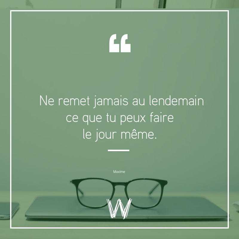 WebZenLyon's tweet photo. [DIGITAL] "Ne remet jamais au lendemain ce que tu faire le jour même." 👓
- Maxime

#quotes #working #mojo #agencedigitale #lyon #agencedigitalelyon https://t.co/Y5RH9XIBhi