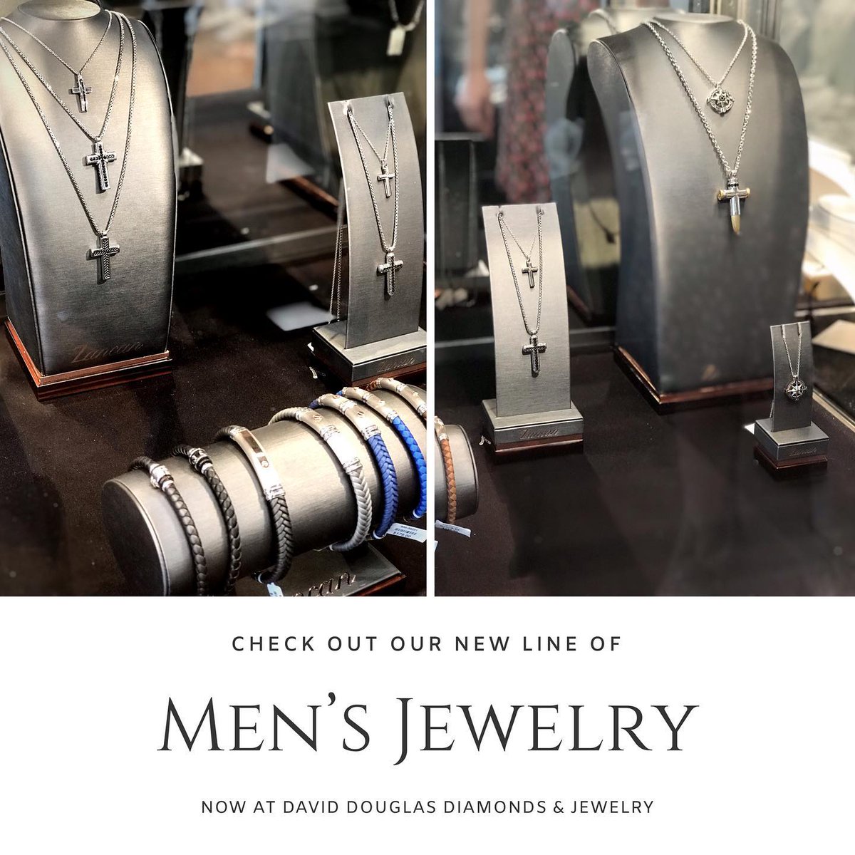 DiamondCow's tweet photo. We now have a fantastic line of men’s jewelry! Come in today and check it out!
#mensjewelry
#guysneedjewelrytoo
#manbling https://t.co/0tEKmvVBTU