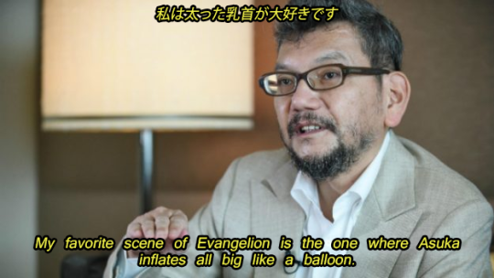 Asuka_Boi's tweet photo. The man, the myth, the legend.
It's Hideaki Anno's birthday today!
In his honour, here are some of my favourite images involving him, food and quotes https://t.co/CXF9t0kUn2