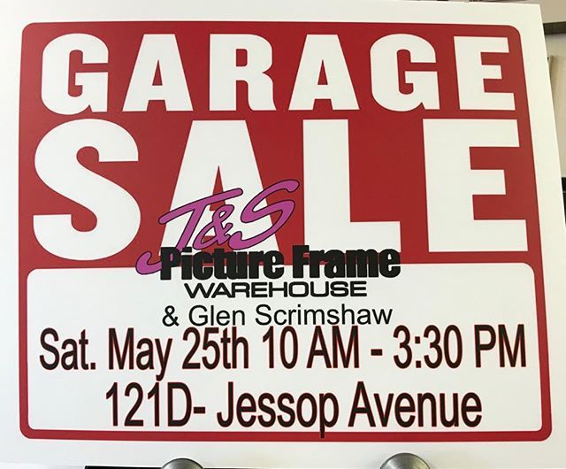 JandSPicture's tweet photo. We are having a garage sale with Glen Scrimshaw &amp; Kevin. Lots of treasures #jandspictureframe #Garagesales #local # glenscrimshaw https://t.co/1mjUmuVtL1
