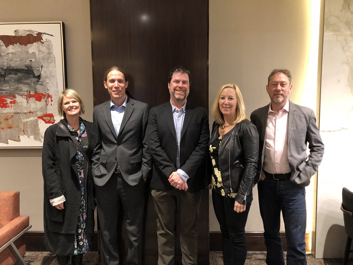 TaraGMartin's tweet image. ⁦Brilliant team effort for our GenomeCanada interview in Calgary today ‘Genomics towards salmon ecosystem advances (G2SEA) @Uuathluk⁩ ⁦@Jon_W_Moore⁩ ⁦@BamfieldMSC⁩ Kristi Miller - Fingers crossed!!