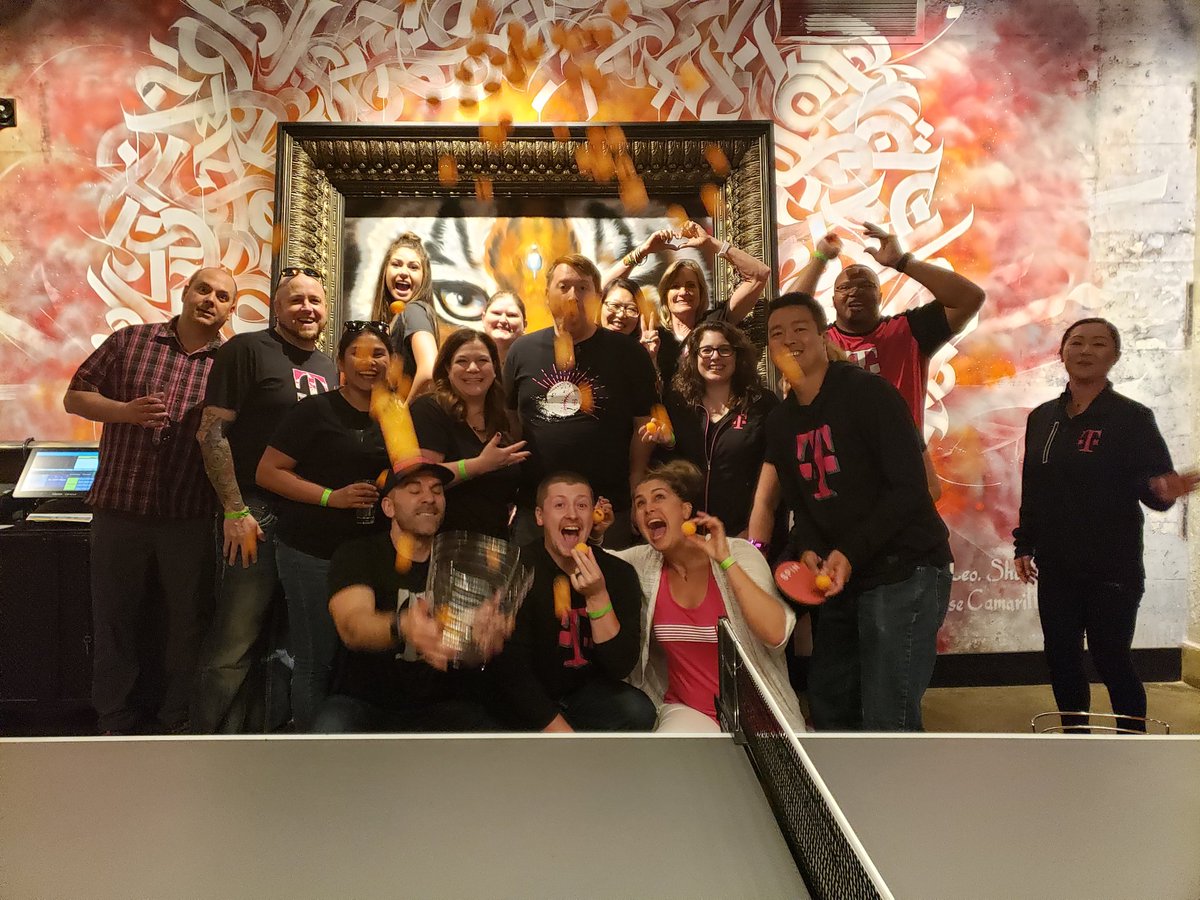 JeannieTmo's tweet photo. Spin Ping Pong #TPROps #tmobile https://t.co/SGsyILLyBw
