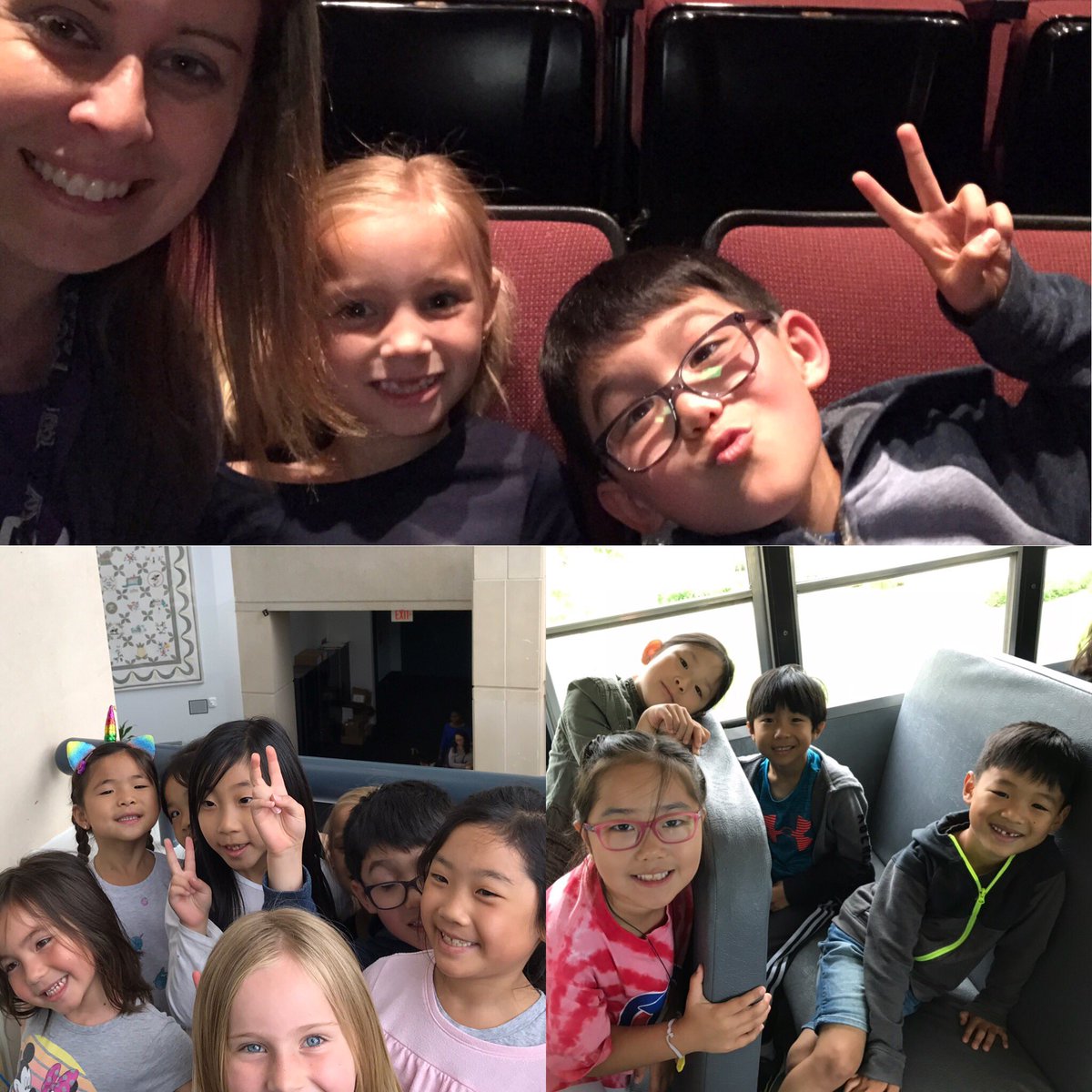 Fun field trip today at #GMU watching the theatrical production of Magic School Bus! 🚌💥