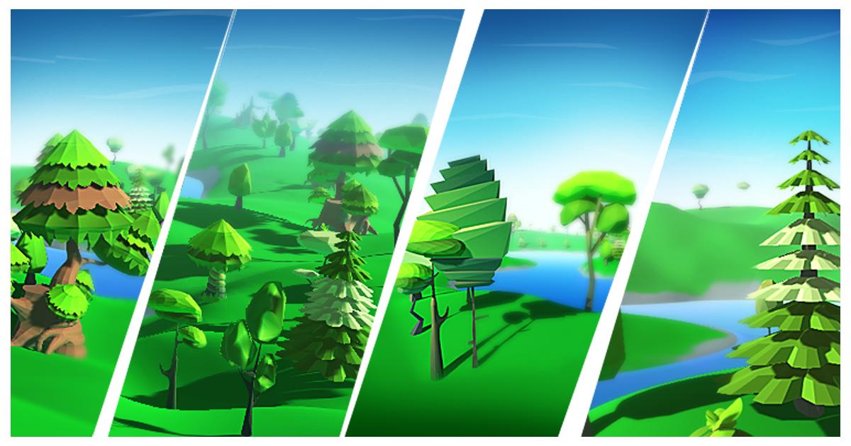 crewolves's tweet image. [3D Cartoonish #Tree Package] 22 Unique  #GAMEREADY trees...View the package... #gamedev #GameAssetsCreation #gamedevelopment #indiedev #indie #3DModeling #madewithunity #GameDesign #gameasset #gameart #unity3d #Unity #Blender3d #lowpoly #Crewolves  [ u3d.as/YHx  ]
