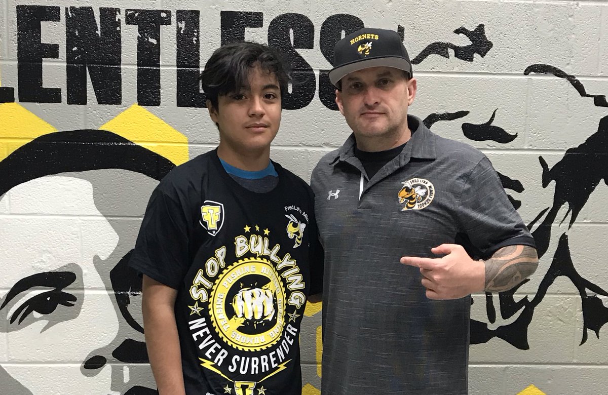 My man advocated for a student facing trauma and did the right thing when no one was looking! This is #legacy! This #character! #relentless #FLHornets