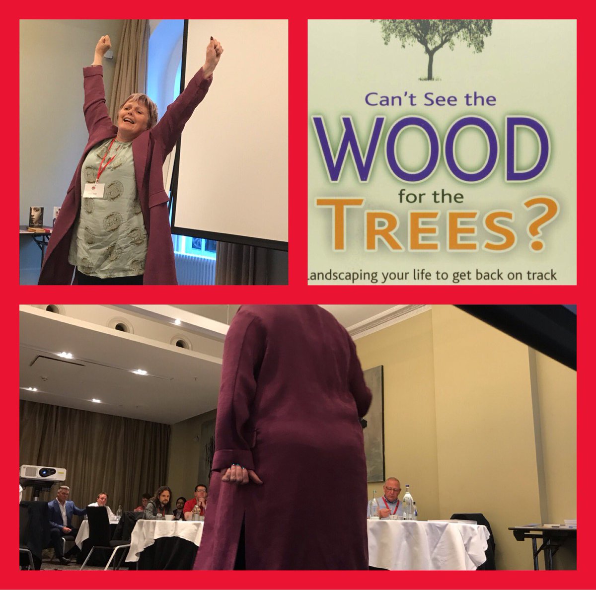 The exuberant <a href="/PurchasingCoach/">Alison Smith</a> sharing how you niche your coaching and consulting and grow your business. I believe metaphors are helpful. #PSAUK #Coaching #CantSeeTheWoodForTheTrees