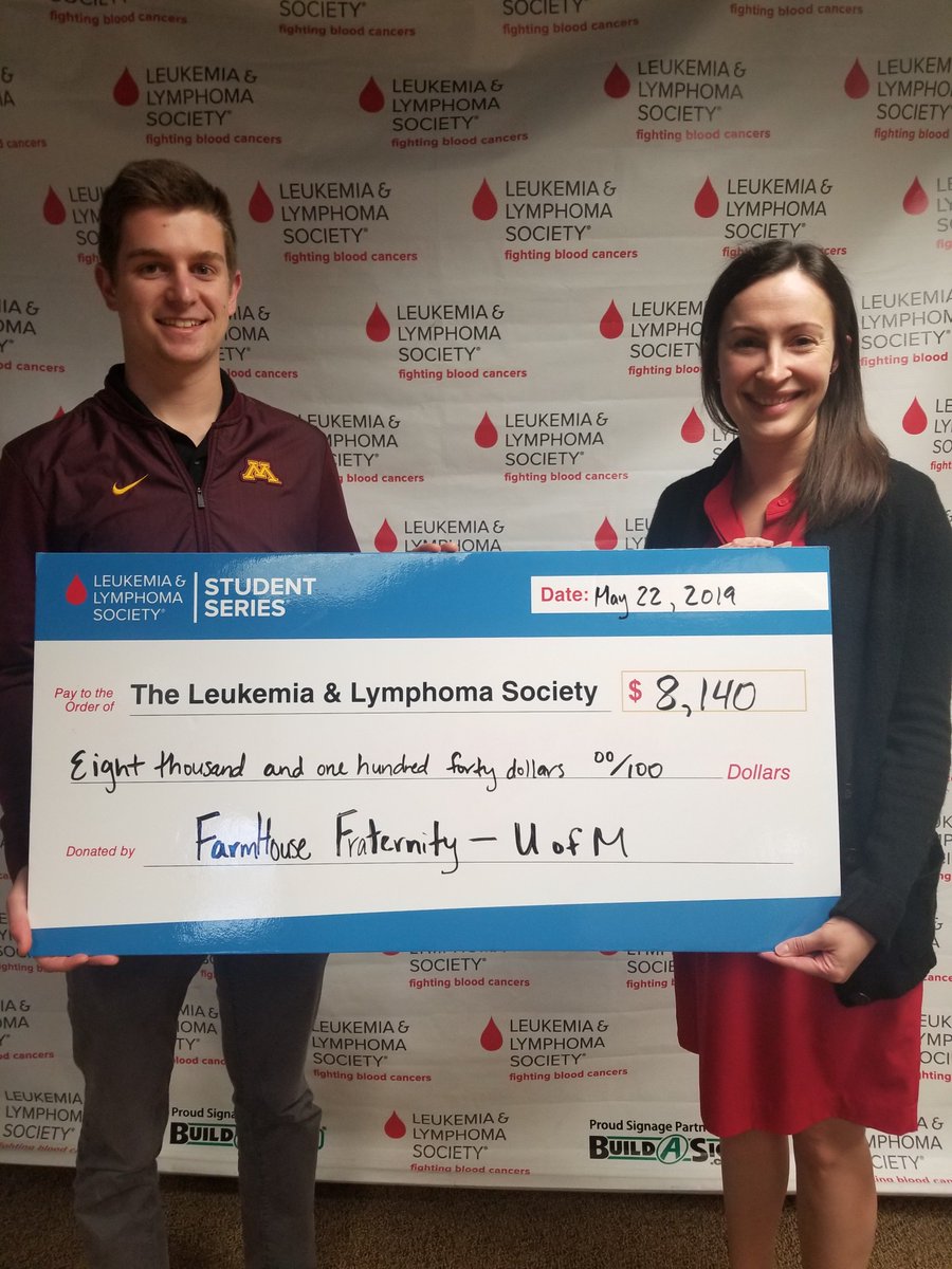 We are so thankful for our partner at <a href="/FarmHouse1905/">FarmHouseFraternity</a> Every year they blow us out of the water with their fundraising efforts on campus. Happy Summer Break, Friends, Thank you!