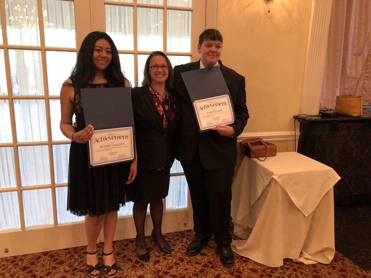 OVAHSwolves's tweet photo. Todd and Steph, OV’s Val and Sal, being honored this morning at the Grandview. Your OV Family is so proud of you! #ovfamily @WCSDEmpowers https://t.co/MQ2MCRASDi