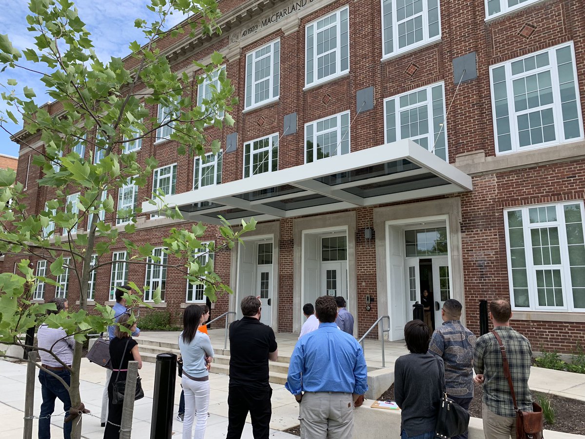 DCCAE's tweet photo. SO to @STUDIOSArch @McnBuildDC for the fantastic @WashingtonDCAIA tour of @MacFarlandMS! 

#K12Design #21stCenturySchools https://t.co/j0sH676Efx
