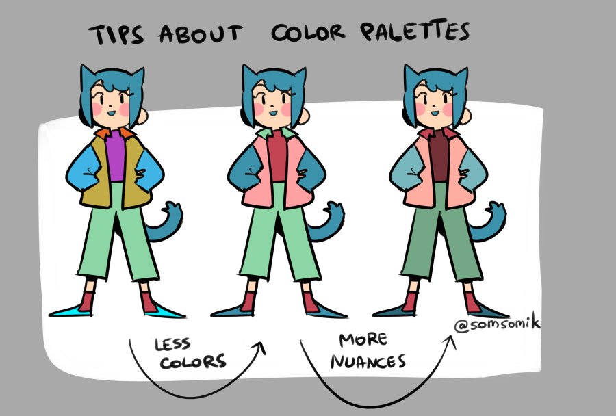 somsomik's tweet photo. Also I made a small tutorial (?) for friends and decided to translate and share it with you :>
I'm not claiming it's rules or smth, it's just some ways to express things in drawing that I'm using myself 💦 https://t.co/XSElk3U3eD