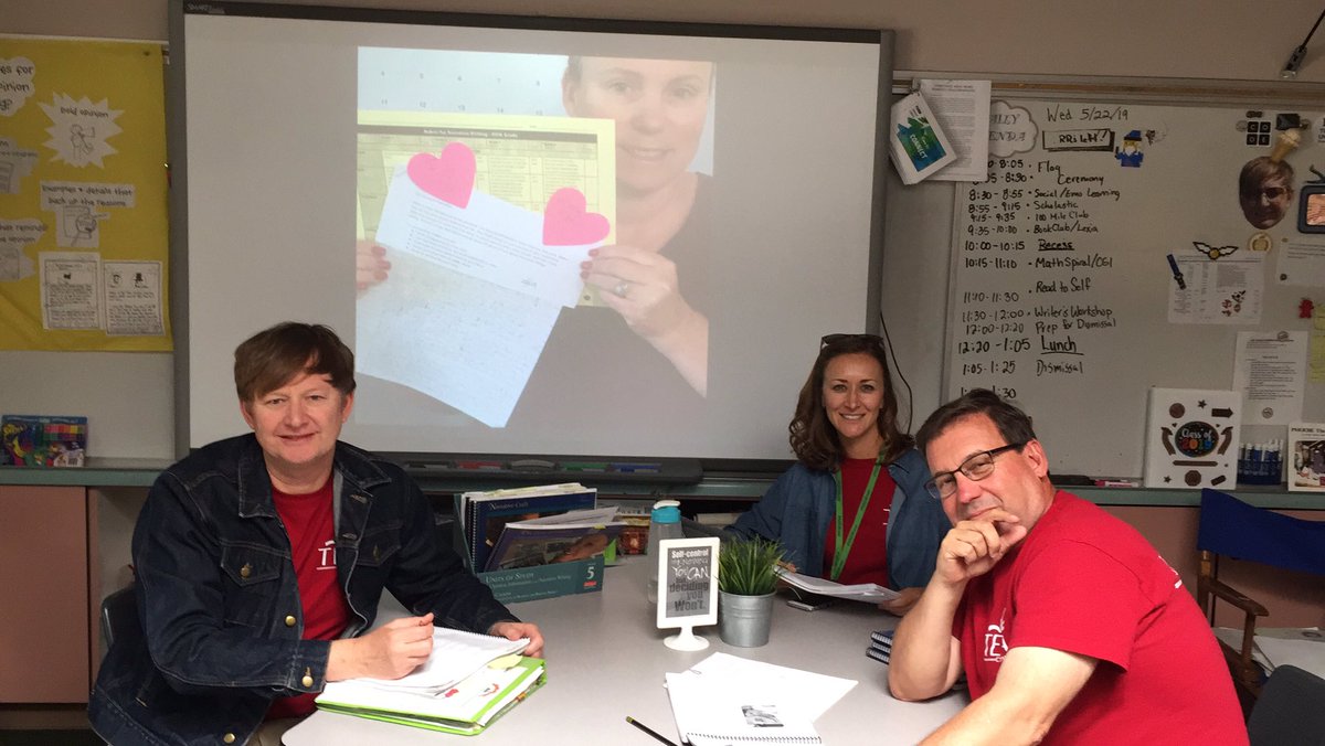 5th Grade plans with our writers workshop materials. Lucy Calkins provides the inspiration for so many units of study in Tustin. Ending strong means planning to start strong too. #tregrit <a href="/TUSDschools/">Tustin Unified</a> <a href="/kathidenny/">Kathi Denny</a>